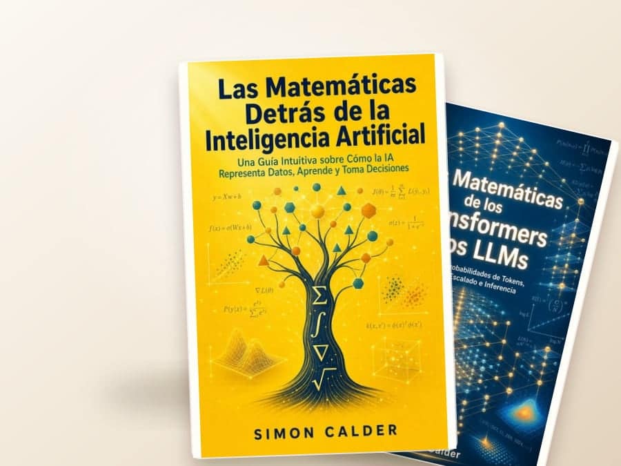 Book cover for Matemáticas de la IA