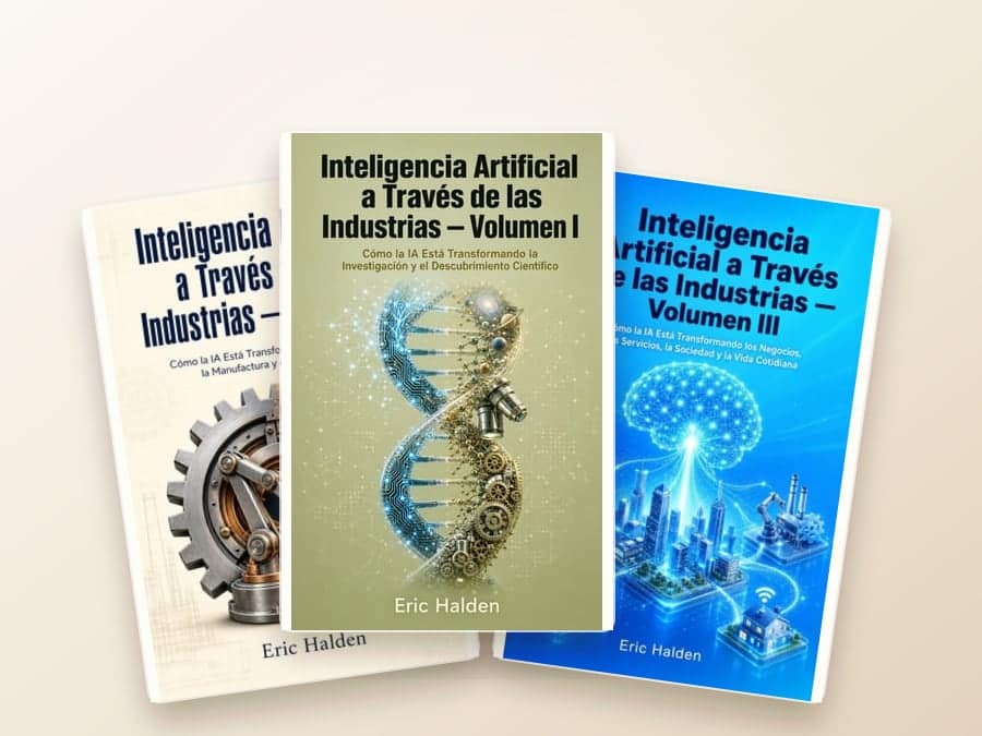 Book cover for Inteligencia Artificial a Través de las Industrias