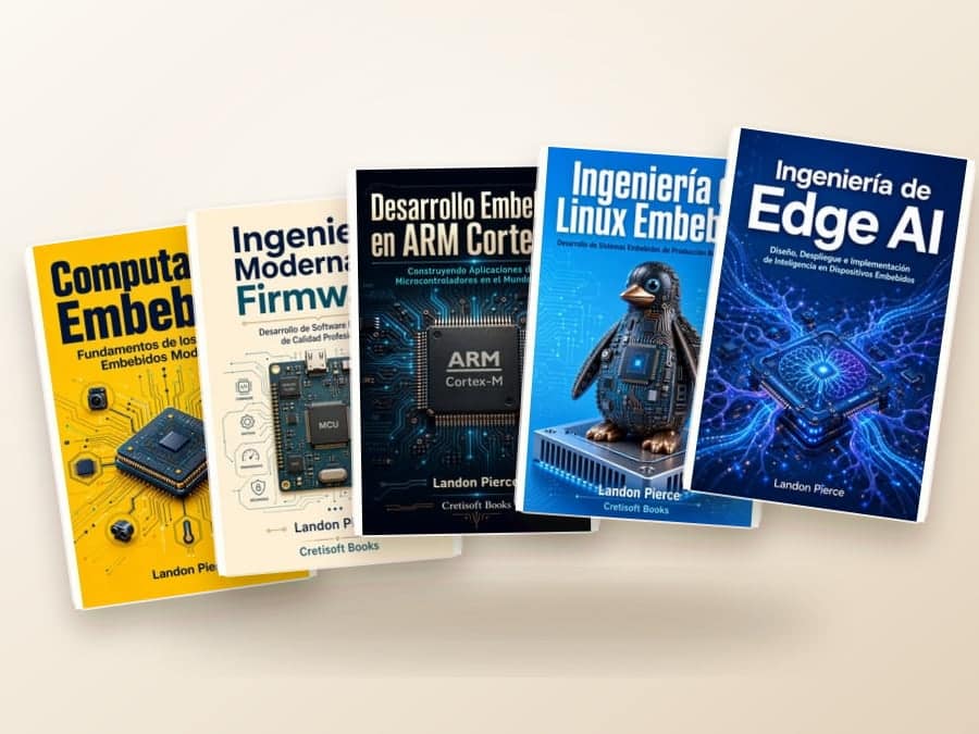 Book cover for Serie Ingeniería Embebida: Del Silicio a la IA Física