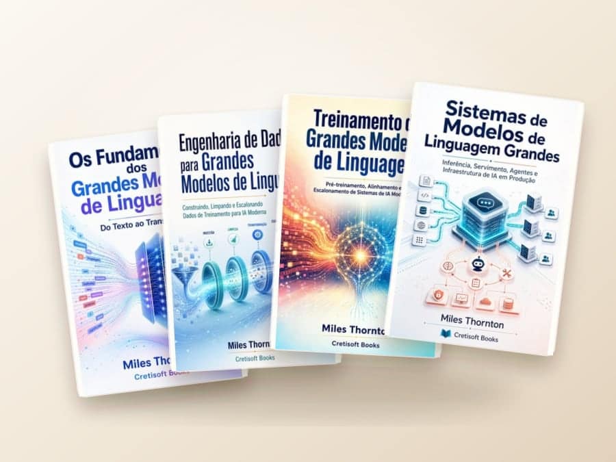 Book cover for A Engenharia dos Grandes Modelos de Linguagem
