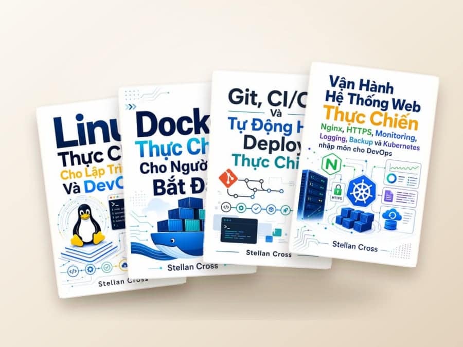 Book cover for Lộ Trình DevOps Từ Zero Đến Production