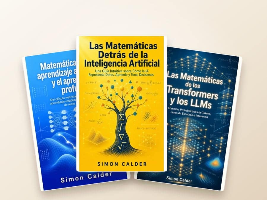 Book cover for Matemáticas para la IA