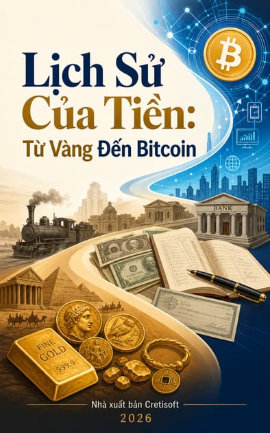 Book cover for Lịch Sử Của Tiền: Từ Vàng Đến Bitcoin