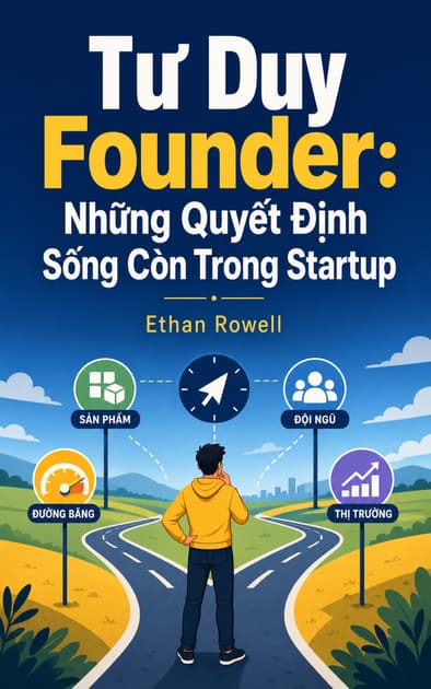Book cover for Tư Duy Founder: Những Quyết Định Sống Còn Trong Startup
