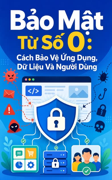 Book cover for Bảo Mật Từ Số 0: Cách Bảo Vệ Ứng Dụng, Dữ Liệu Và Người Dùng