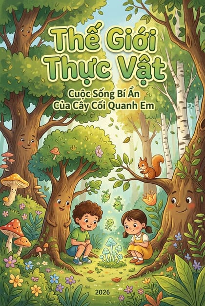 Book cover for Thế Giới Thực Vật: Cuộc Sống Bí Ẩn Của Cây Cối Quanh Em