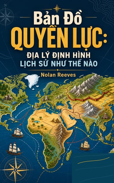 Book cover for Bản Đồ Quyền Lực: Địa Lý Định Hình Lịch Sử Như Thế Nào