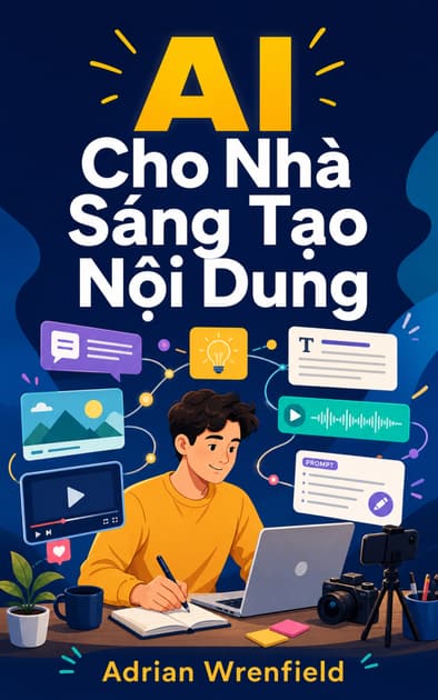 Book cover for AI Cho Nhà Sáng Tạo Nội Dung