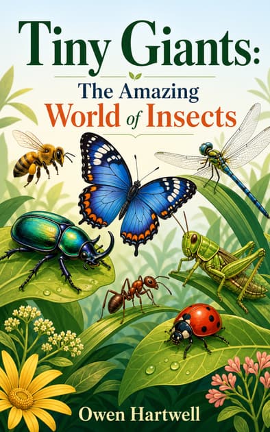 Book cover for Tiny Giants: The Amazing World of Insects