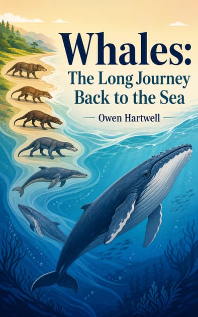 Book cover for Whales: The Long Journey Back to the Sea