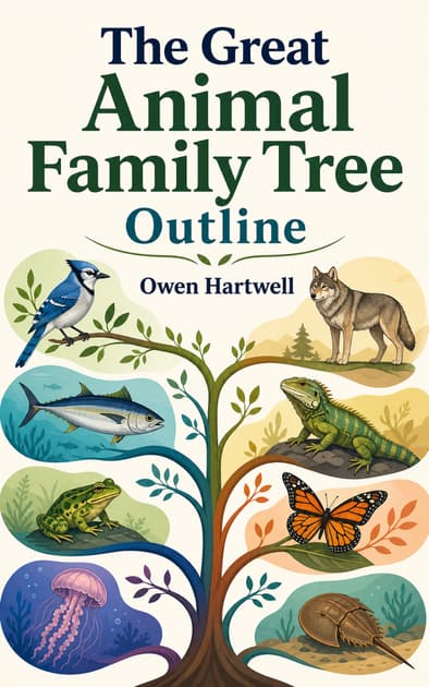 Book cover for The Great Animal Family Tree Outline