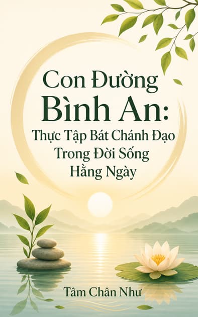 Book cover for Con Đường Bình An: Thực Tập Bát Chánh Đạo Trong Đời Sống Hằng Ngày