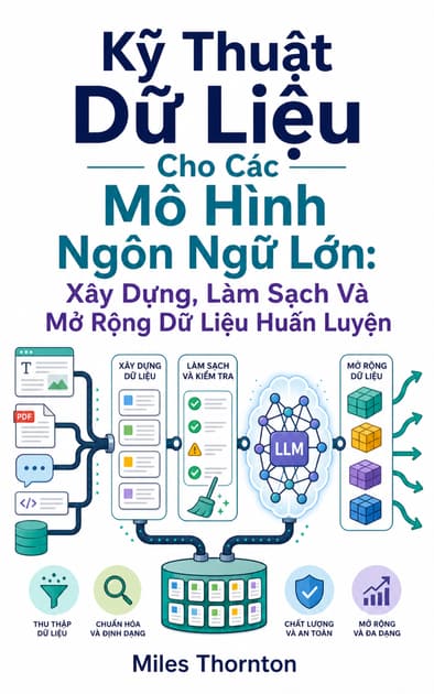 Book cover for Kỹ Thuật Dữ Liệu Cho Các Mô Hình Ngôn Ngữ Lớn: Xây Dựng, Làm Sạch Và Mở Rộng Dữ Liệu Huấn Luyện