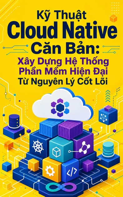 Book cover for Kỹ Thuật Cloud Native Căn Bản: Xây Dựng Hệ Thống Phần Mềm Hiện Đại Từ Nguyên Lý Cốt Lõi