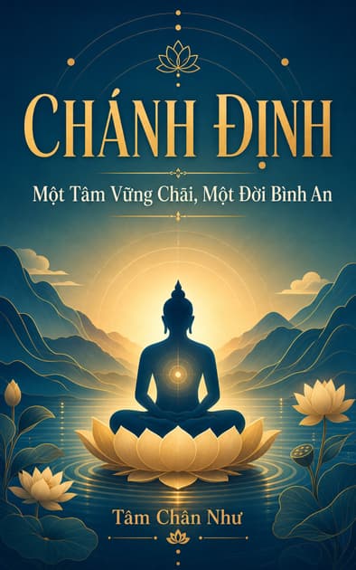 Book cover for CHÁNH ĐỊNH: Một Tâm Vững Chãi, Một Đời Bình An