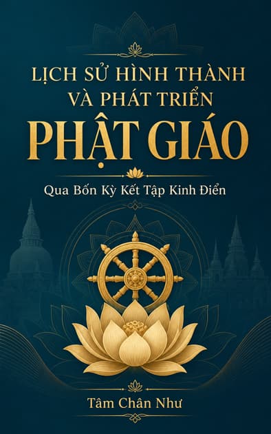 Book cover for LỊCH SỬ HÌNH THÀNH VÀ PHÁT TRIỂN PHẬT GIÁO Qua Bốn Kỳ Kết Tập Kinh Điển