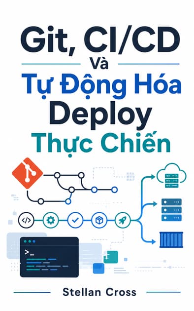 Book cover for Git, CI/CD Và Tự Động Hóa Deploy Thực Chiến