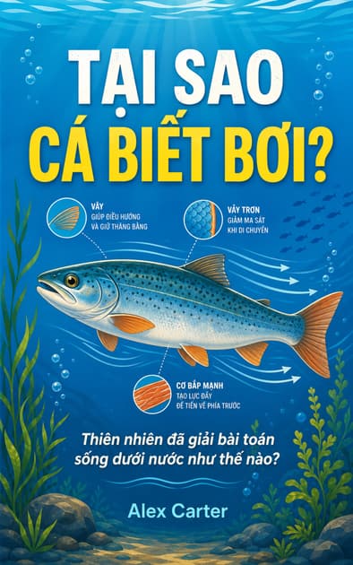 Book cover for TẠI SAO CÁ BIẾT BƠI? Thiên nhiên đã giải bài toán sống dưới nước như thế nào?