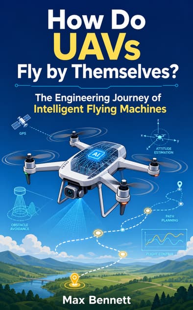 Book cover for How Do UAVs Fly by Themselves? The Engineering Journey of Intelligent Flying Machines