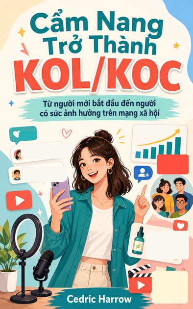 Book cover for Cẩm Nang Trở Thành KOL/KOC Từ người mới bắt đầu đến người có sức ảnh hưởng trên mạng xã hội