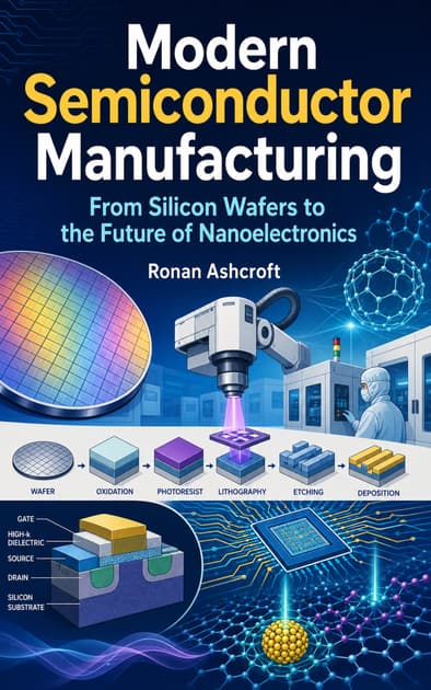 Book cover for Modern Semiconductor Manufacturing: From Silicon Wafers to the Future of Nanoelectronics