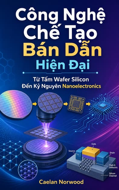 Book cover for Công Nghệ Chế Tạo Bán Dẫn Hiện Đại: Từ Tấm Wafer Silicon Đến Kỷ Nguyên Nanoelectronics