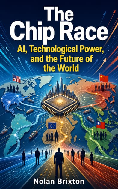 Book cover for The Chip Race: AI, Technological Power, and the Future of the World