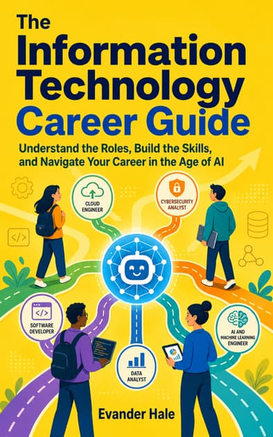 Book cover for The Information Technology Career Guide: Understand the Roles, Build the Skills, and Navigate Your Career in the Age of AI