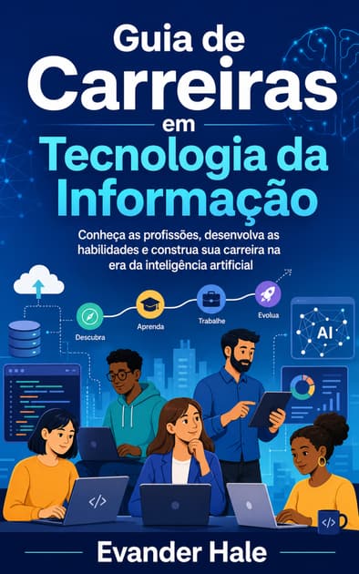 Book cover for Guia de Carreiras em Tecnologia da Informação: Conheça as profissões, desenvolva as habilidades e construa sua carreira na era da inteligência artificial