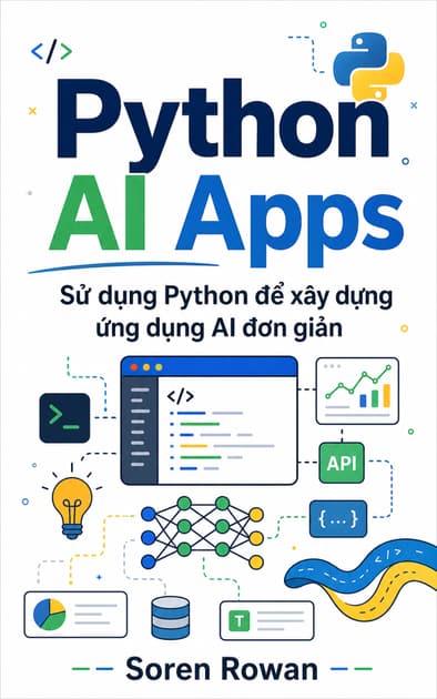 Book cover for Python AI Apps: Sử dụng Python để xây dựng ứng dụng AI đơn giản