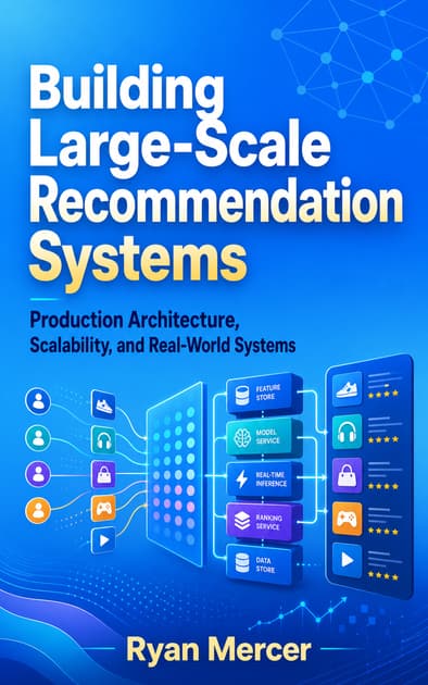 Book cover for Building Large-Scale Recommendation Systems: Production Architecture, Scalability, and Real-World Systems