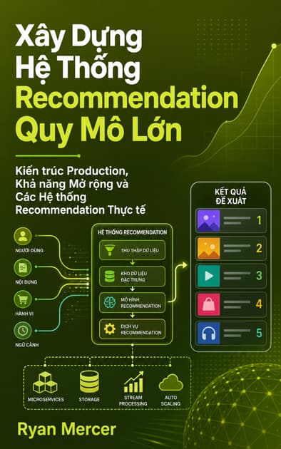 Book cover for Xây Dựng Hệ Thống Recommendation Quy Mô Lớn: Kiến trúc Production, Khả năng Mở rộng và Các Hệ thống Recommendation Thực tế