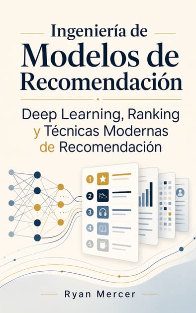 Book cover for Ingeniería de Modelos de Recomendación: Deep Learning, Ranking y Técnicas Modernas de Recomendación