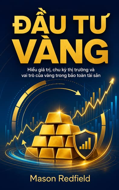 Book cover for ĐẦU TƯ VÀNG: Hiểu giá trị, chu kỳ thị trường và vai trò của vàng trong bảo toàn tài sản