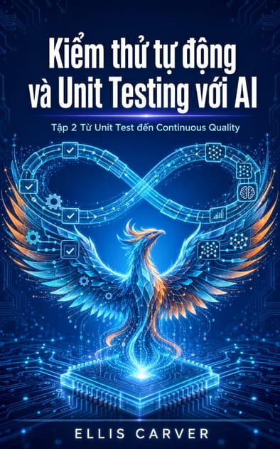 Book cover for Kiểm thử tự động và Unit Testing với AI: Tập 2 Từ Unit Test đến Continuous Quality