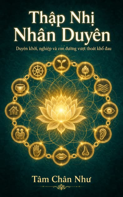 Book cover for Thập Nhị Nhân Duyên: Duyên khởi, nghiệp và con đường vượt thoát khổ đau