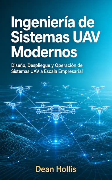 Book cover for Ingeniería de Sistemas UAV Modernos: Diseño, Despliegue y Operación de Sistemas UAV a Escala Empresarial