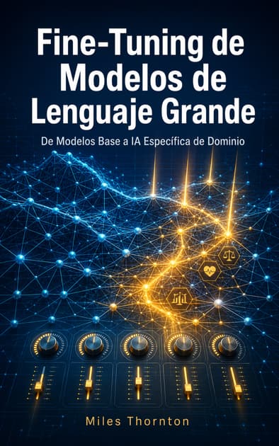 Book cover for Fine-Tuning de Modelos de Lenguaje Grande: De Modelos Base a IA Específica de Dominio