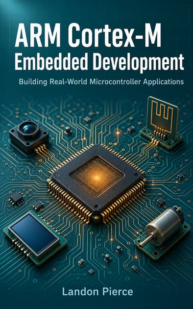 Book cover for ARM Cortex-M Embedded Development: Building Real-World Microcontroller Applications