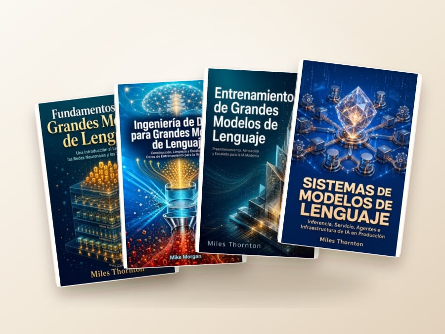 Book cover for Serie Grandes Modelos de Lenguaje: De los Fundamentos a la Producción
